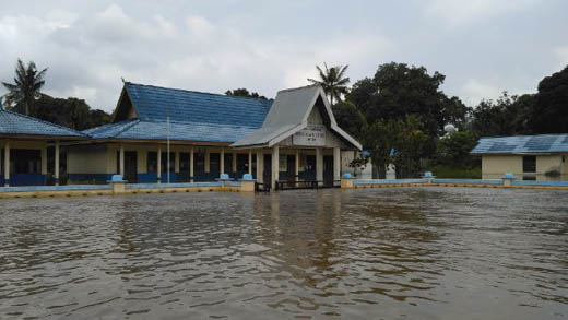 Banjir Rendam Sembilan Sekolah di Pelalawan